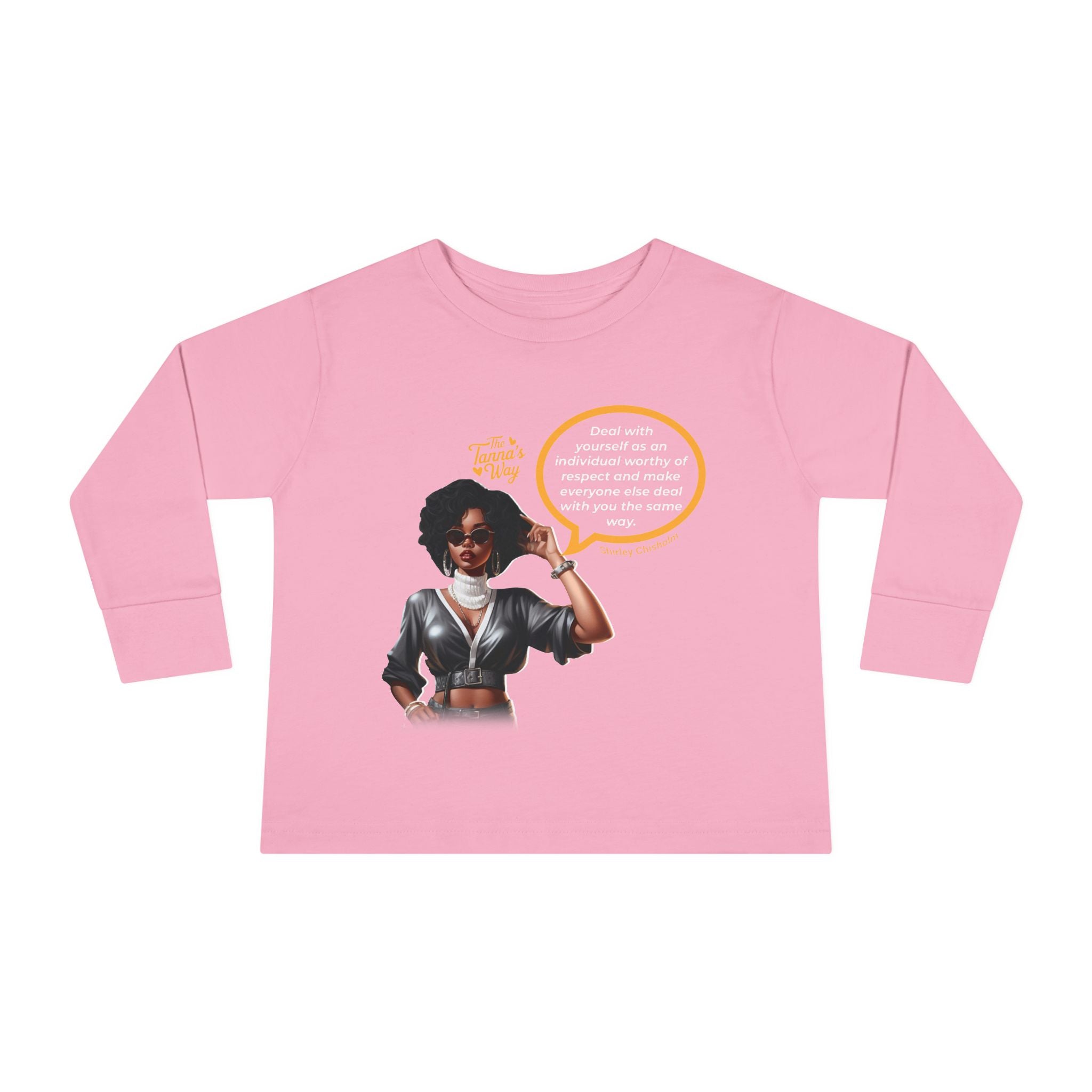 Shirley Chisholm | Toddler Long Sleeve Tee